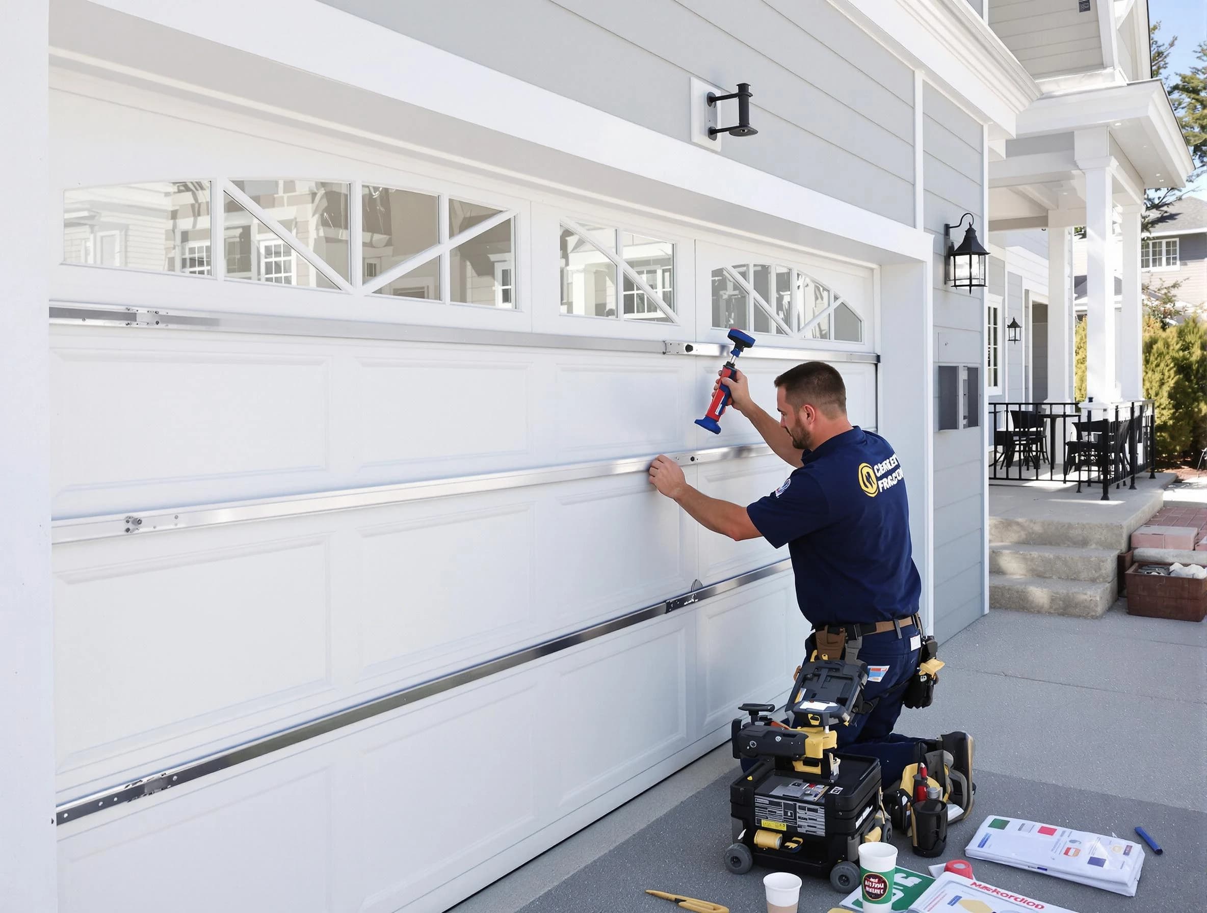 Professional garage door installation by Manalapan Garage Door Repair in Manalapan