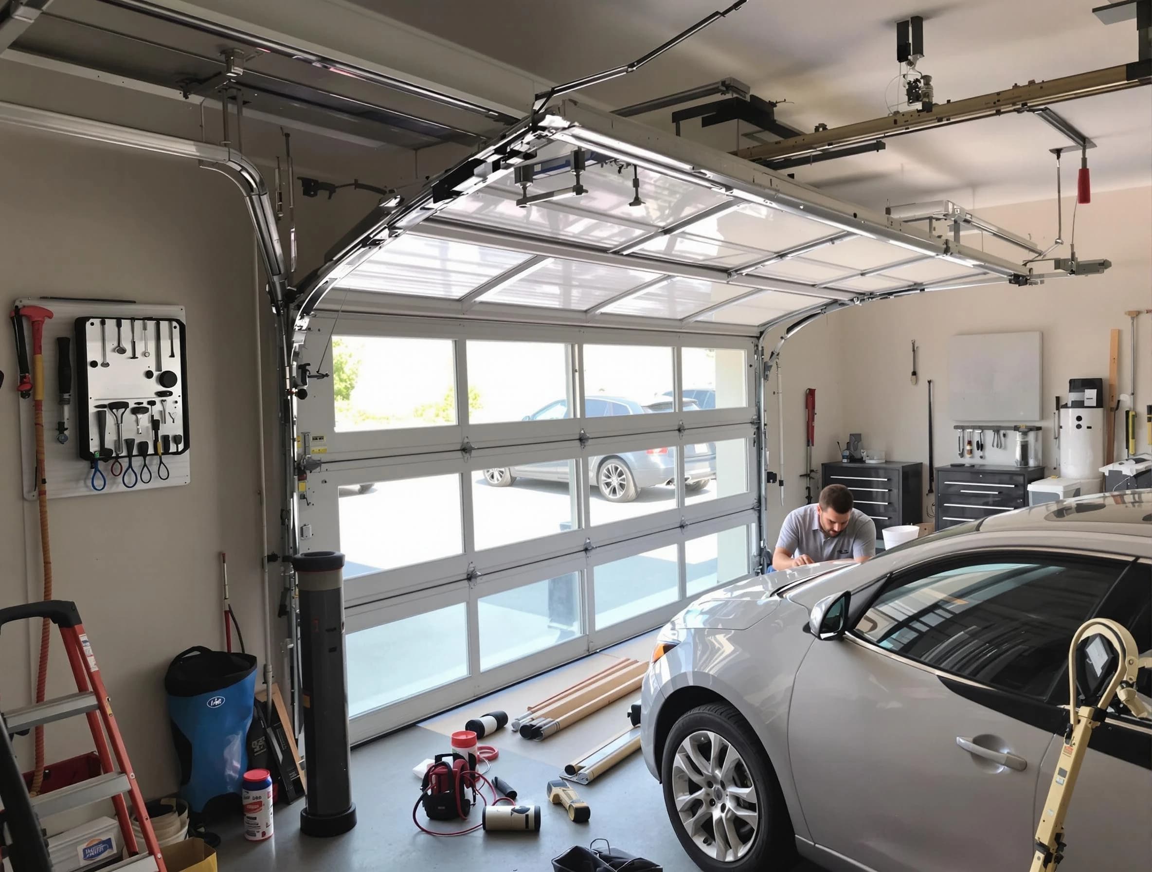 Garage door noise reduction service by Manalapan Garage Door Repair in Manalapan