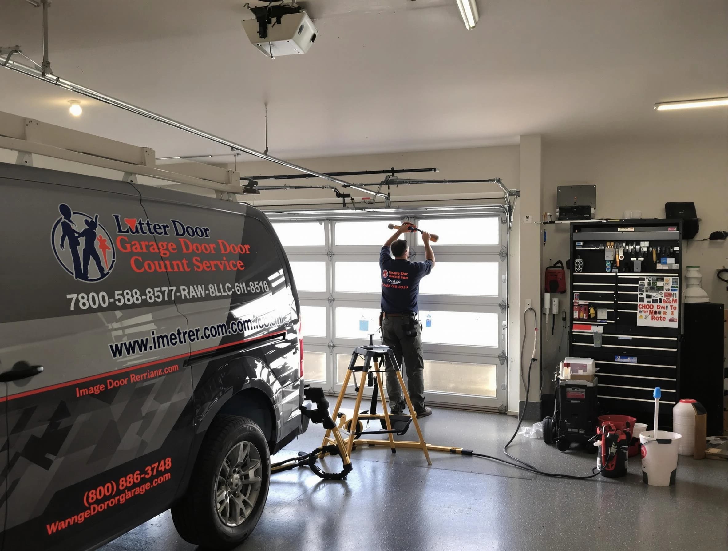 Manalapan Garage Door Repair rapid response team performing same-day repair in Manalapan
