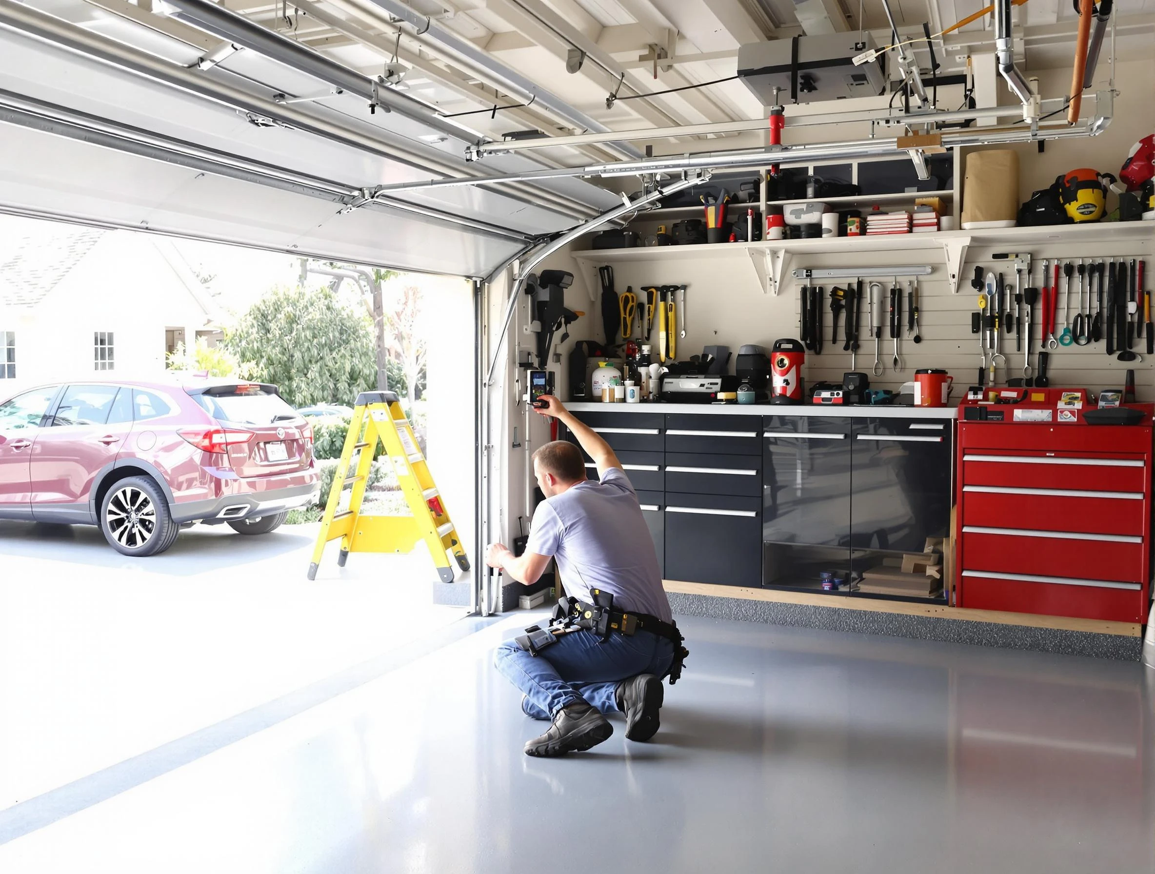 Local garage door repair service by Manalapan Garage Door Repair in Manalapan